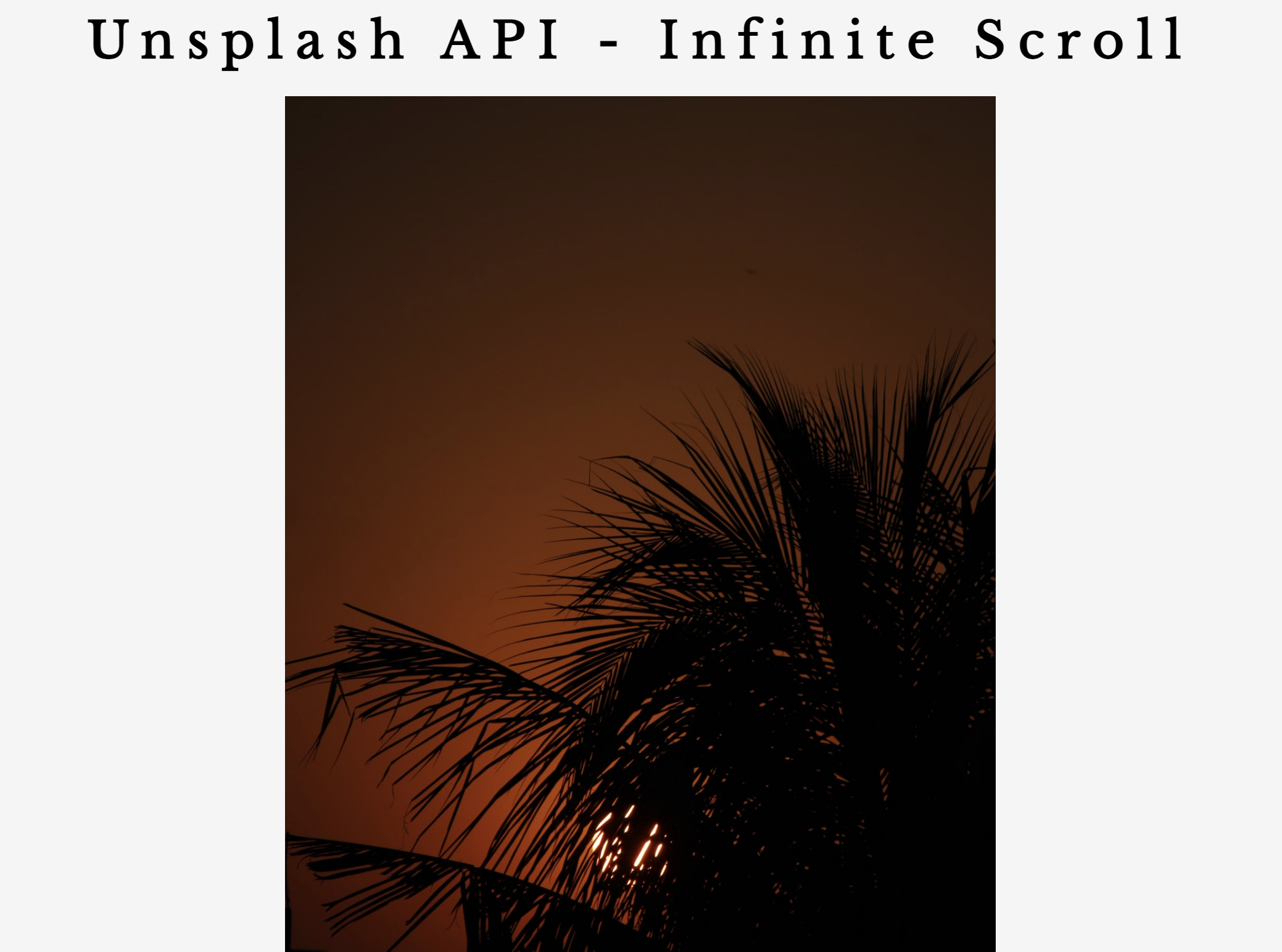 Infinity Scroll